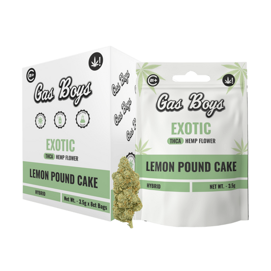 EXOTIC Lemon Pound Cake THCA FLOWER - Hybrid (8ct) - Tree Spirit Wellness