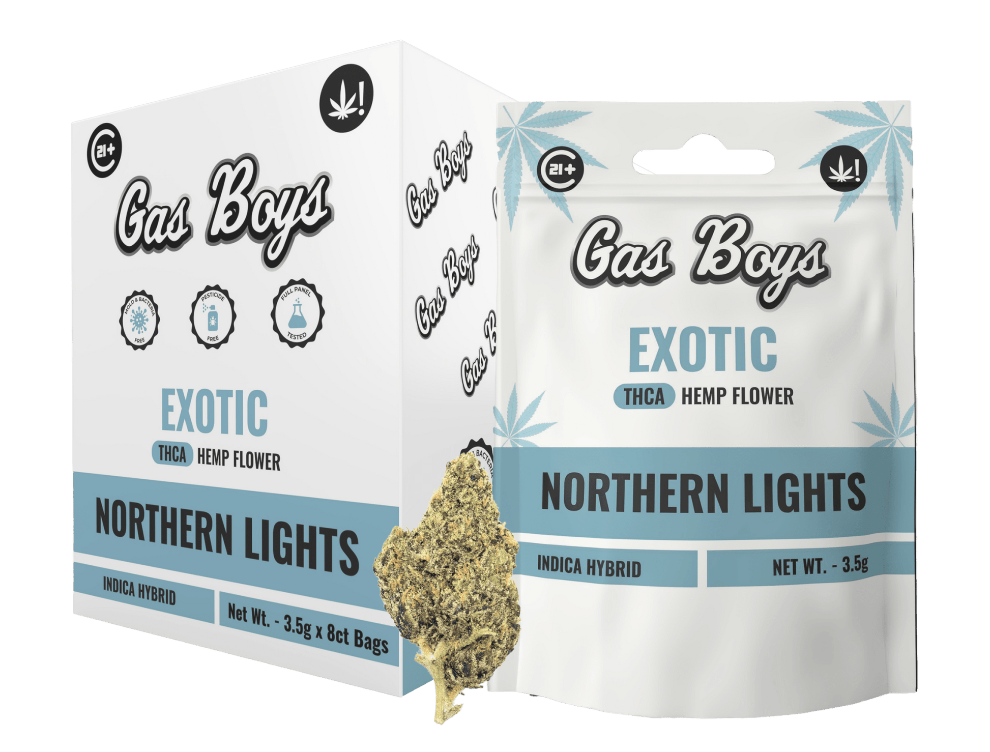 EXOTIC Northern Lights THCA FLOWER - Indica Hybrid (8ct) - Tree Spirit Wellness