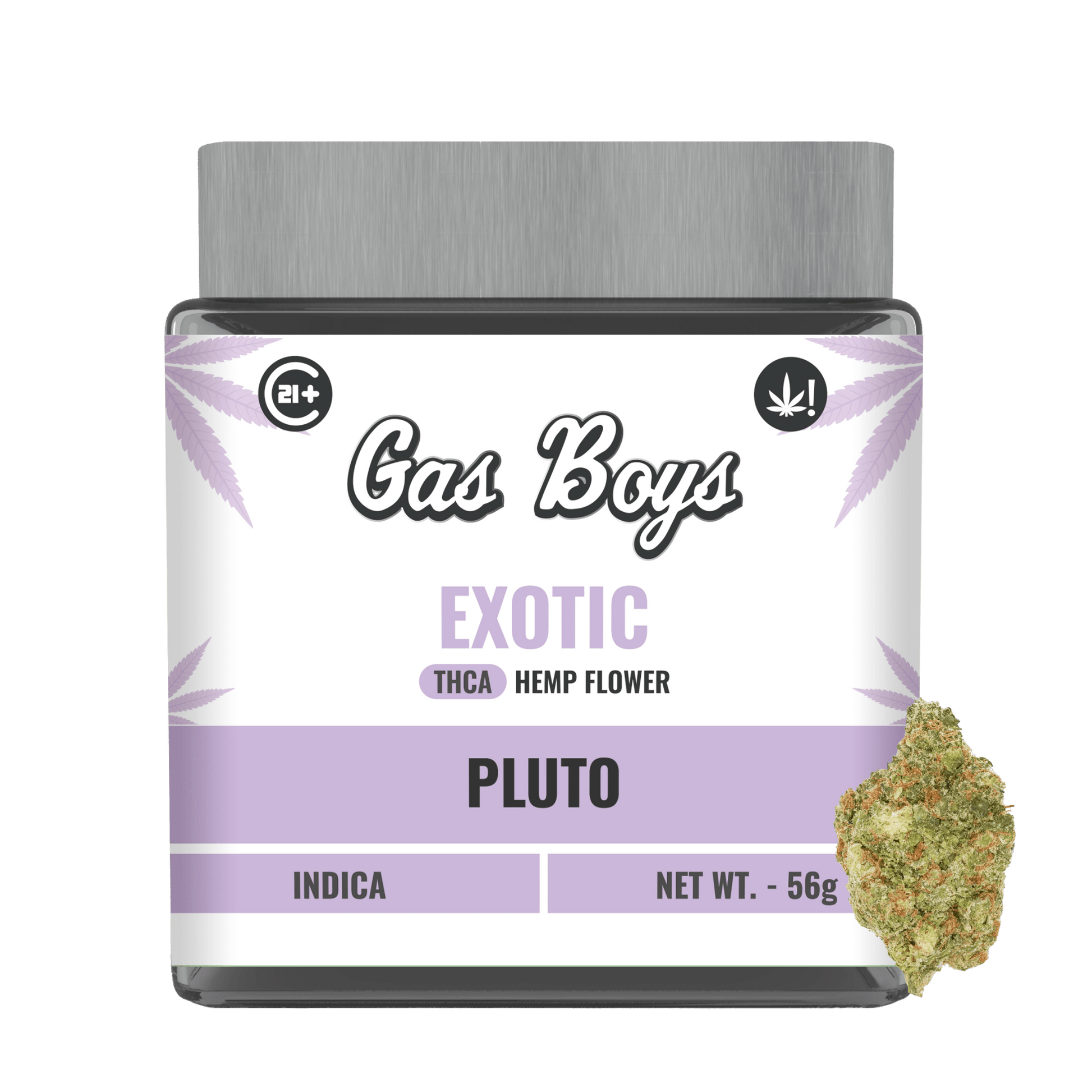 EXOTIC THCA FLOWER JAR - Pluto - Indica - 2oz - Tree Spirit Wellness