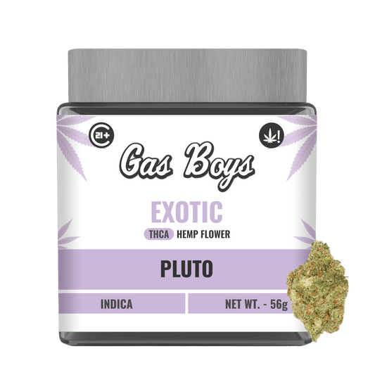 EXOTIC THCA FLOWER JAR - Pluto - Indica - 2oz - Tree Spirit Wellness