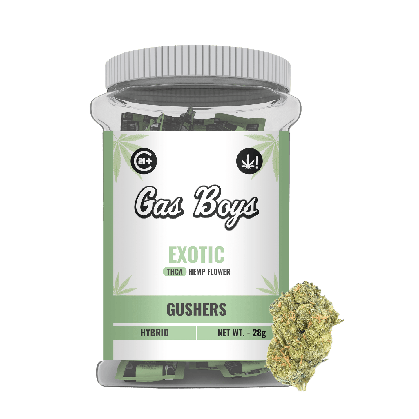 EXOTIC THCA FLOWER JUG - Gushers - Hybrid (28CT) - Tree Spirit Wellness