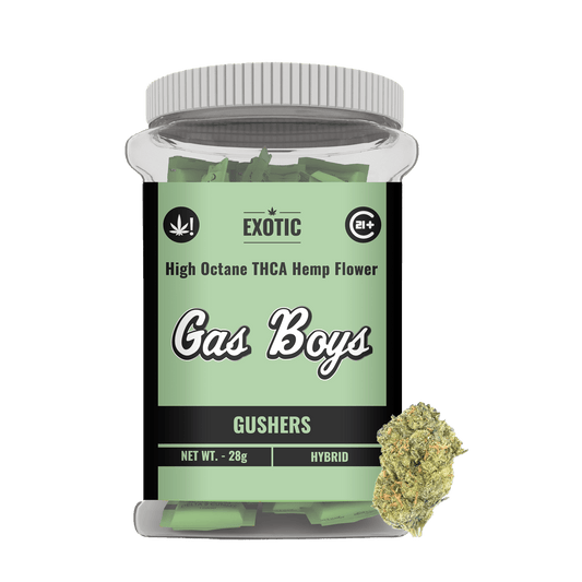 EXOTIC THCP FLOWER JUG - Gushers - Hybrid (28CT) - Tree Spirit Wellness