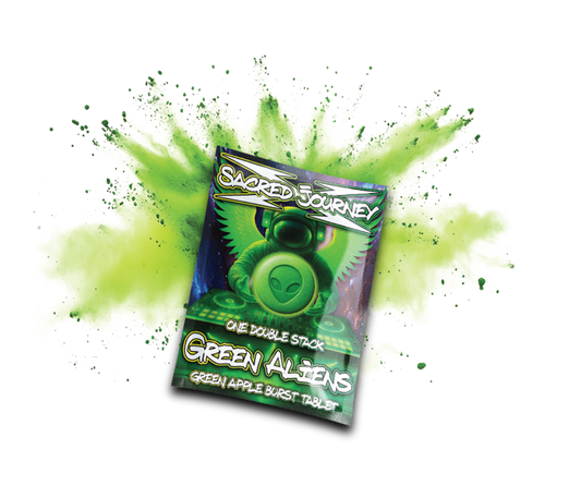 Flips Hippy Flips – Green Aliens - Green Apple Burst Tablet - Tree Spirit Wellness