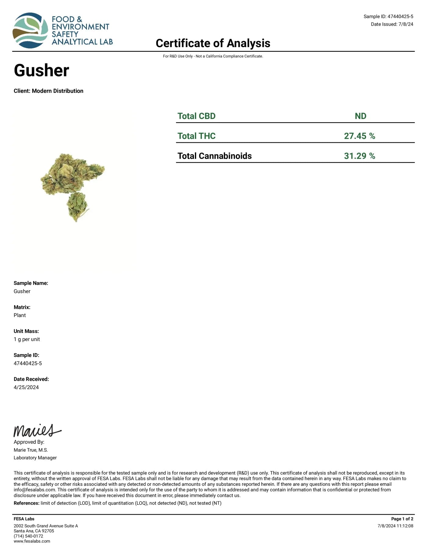 Gushers EXOTIC THCA FLOWER - Hybrid (8ct) - Tree Spirit Wellness