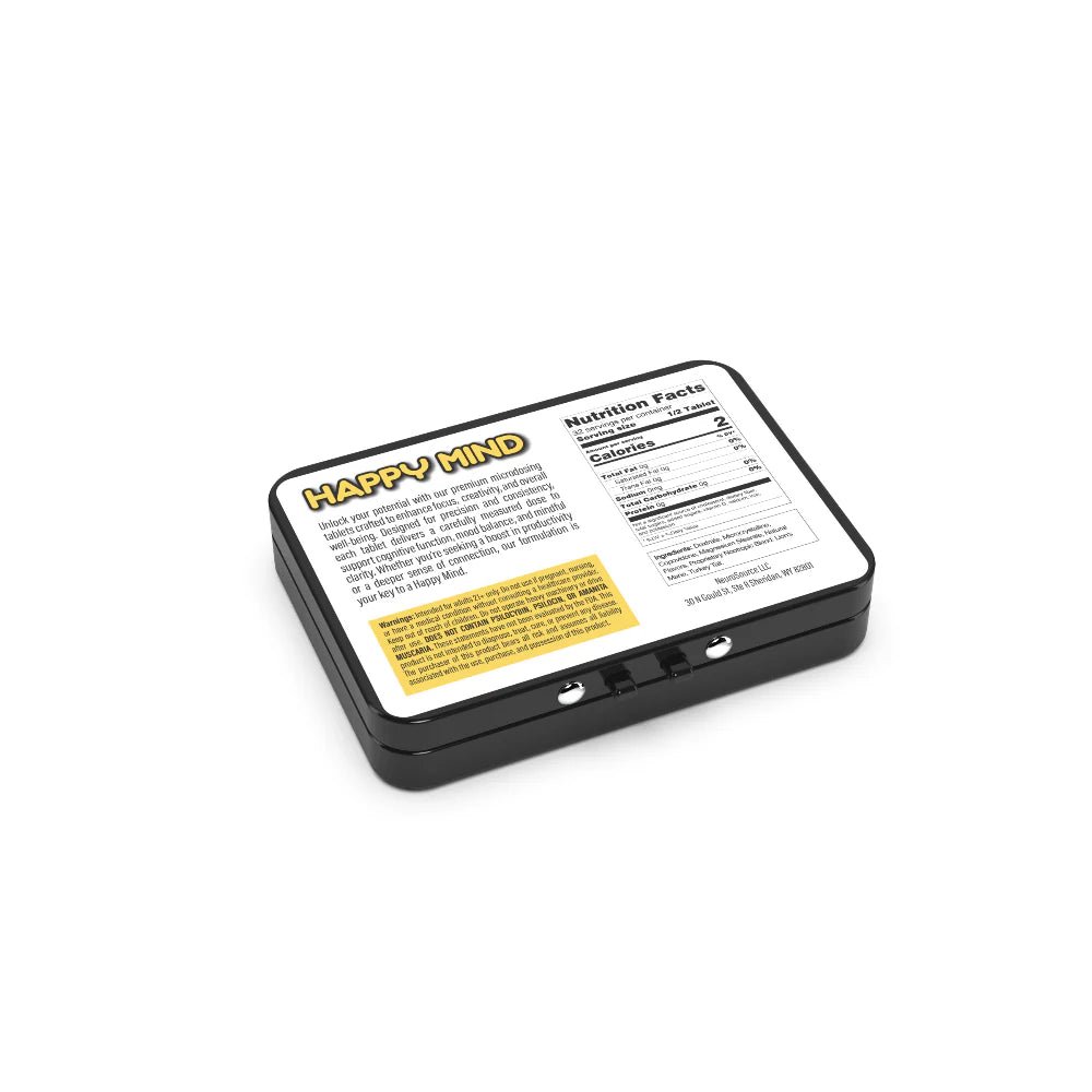 Happy Mind - 16 - ct Tin - Microdose - Box of 10 - Tree Spirit Wellness