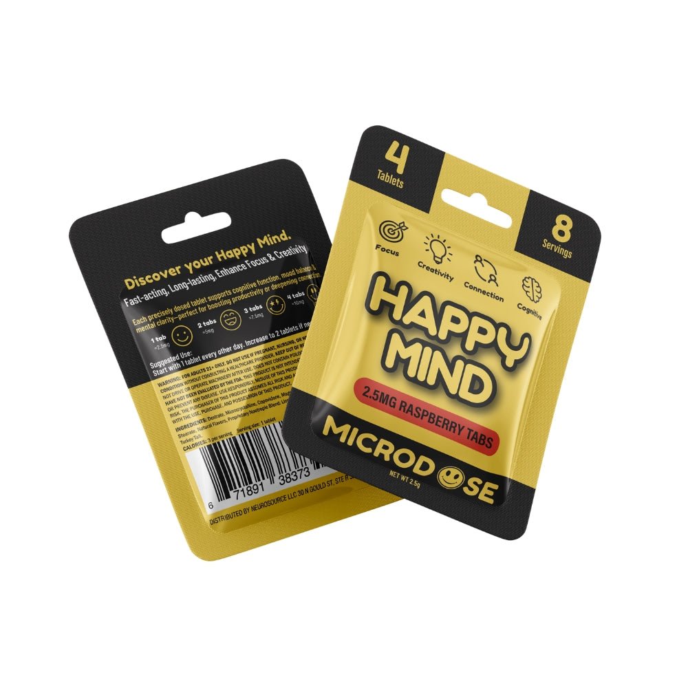 Happy Mind - 4ct Microdose - Box of 10 - Tree Spirit Wellness