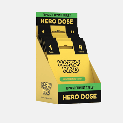 Happy Mind - Spearmint Synaptic Surge - Hero Dose - Box of 10
