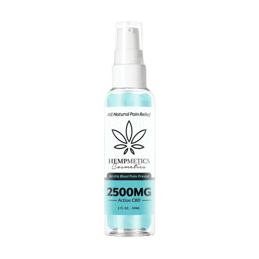 Hempmetics 2500mg Hemp Arctic Blast Pain Freeze - Tree Spirit Wellness