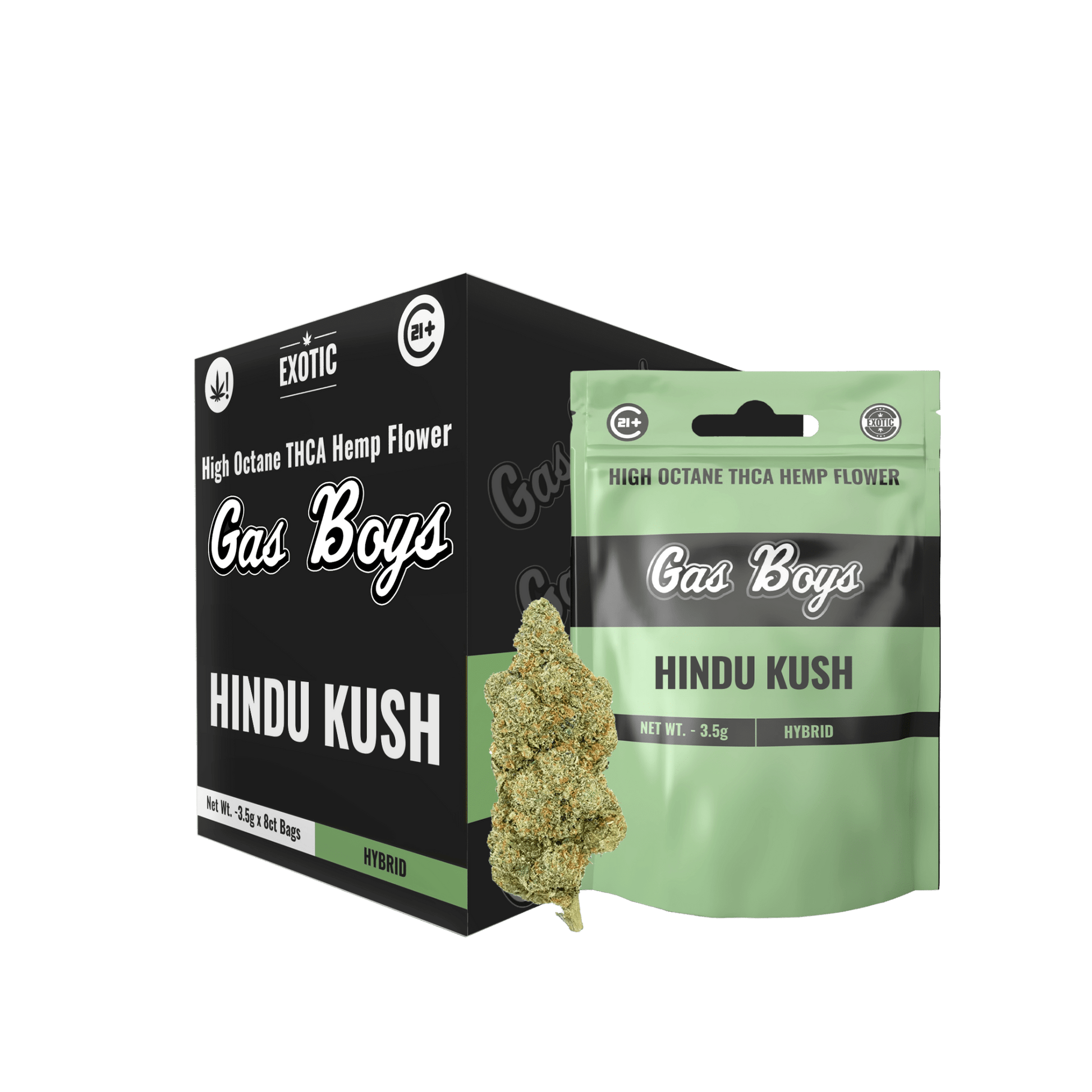 Hindu Kush EXOTIC THCA FLOWER - Hybrid (8ct) - Tree Spirit Wellness