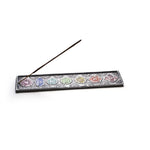 Incense Burner - Ornate Metal Seven Chakras - 10.75" - Tree Spirit Wellness