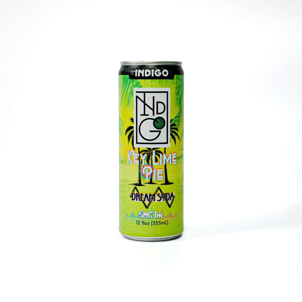 Indigo Key Lime 5MG THC Dream Soda - Case of 24 - Tree Spirit Wellness