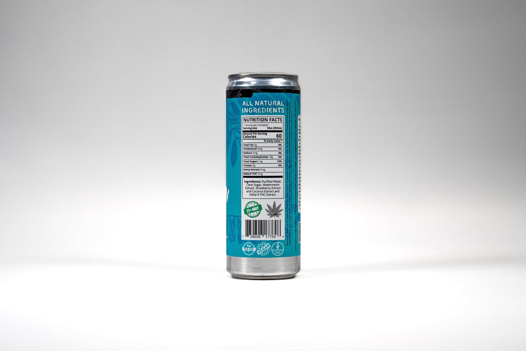 Indigo Seltzer Hawaiian Berry 5mg - Case of 24 - Tree Spirit Wellness