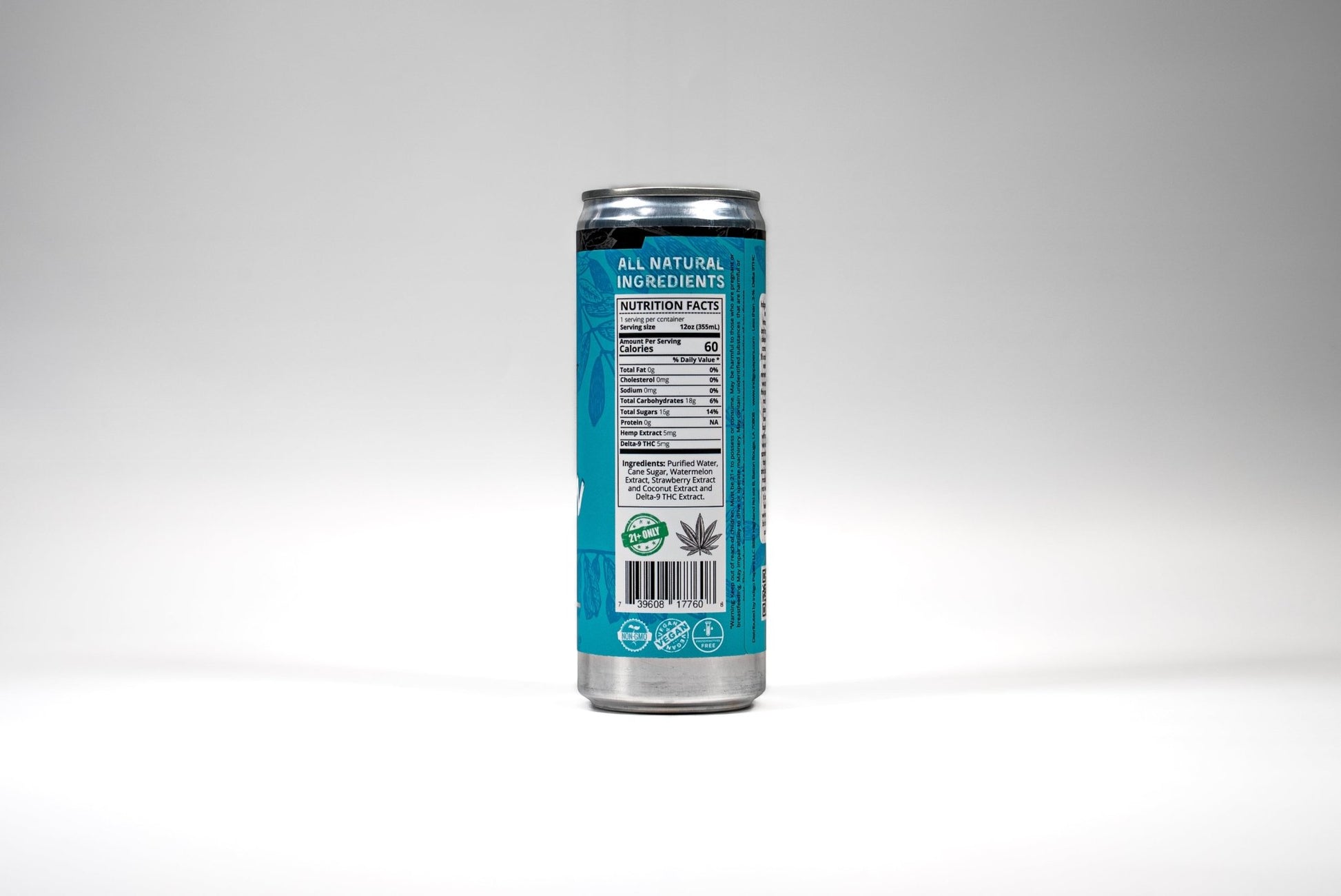 Indigo Seltzer Hawaiian Berry 5mg - Case of 24 - Tree Spirit Wellness