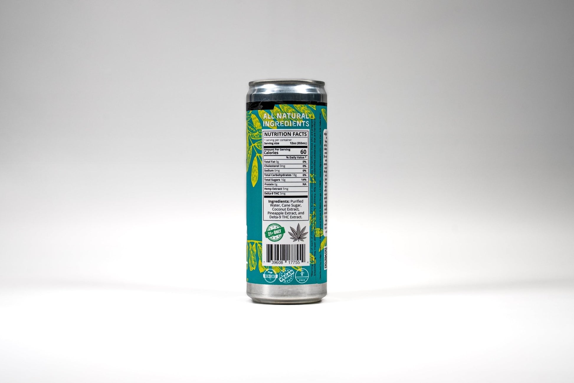 Indigo Seltzer Pina Colada 5mg - Case of 24 - Tree Spirit Wellness