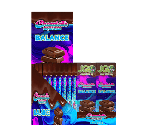 JGO Balance Chocolates CBD - THC (4pc) - 100mg CBD 20mg Delta 9 THC - Tree Spirit Wellness