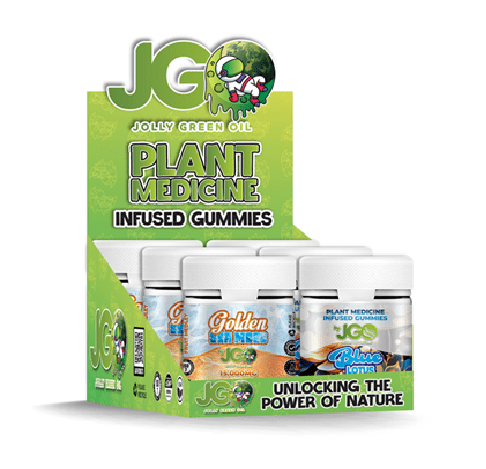 JGO Blue Lotus - Infused Gummies Display - 30ct - 6Jars (6 flavors and assorted) - Tree Spirit Wellness