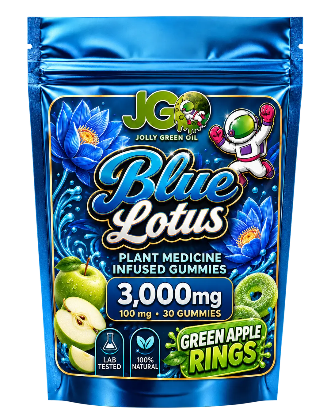 Blue Lotus Infused Gummies - Mystic Journey Path
