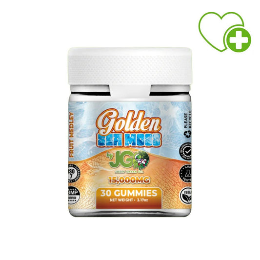 JGO Golden Seamoss Gummies - 30pc - 15,000mg - Tree Spirit Wellness