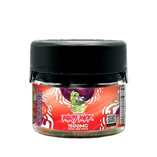 JGO Hemp Gummy Party Pack – Mixed Flavors – 1500mg (50mg Each) - 30ct - Tree Spirit Wellness