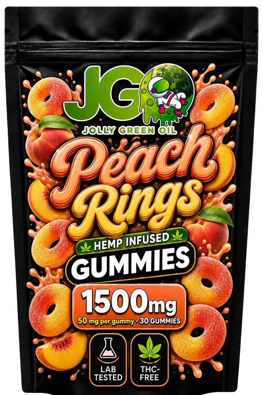 Peach Rings Hemp Gummies - Mystic Journey Path