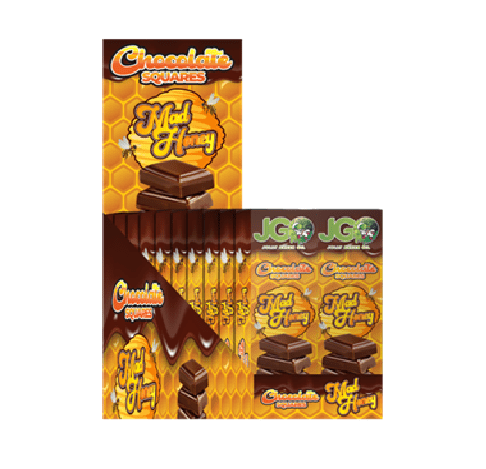 JGO Mad Honey Chocolate Squares (4pc) 2000mg 20ct - Tree Spirit Wellness