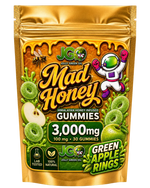 JGO Mad Honey Infused Gummies - Green Apple Rings - 30ct - Mystic Journey Path