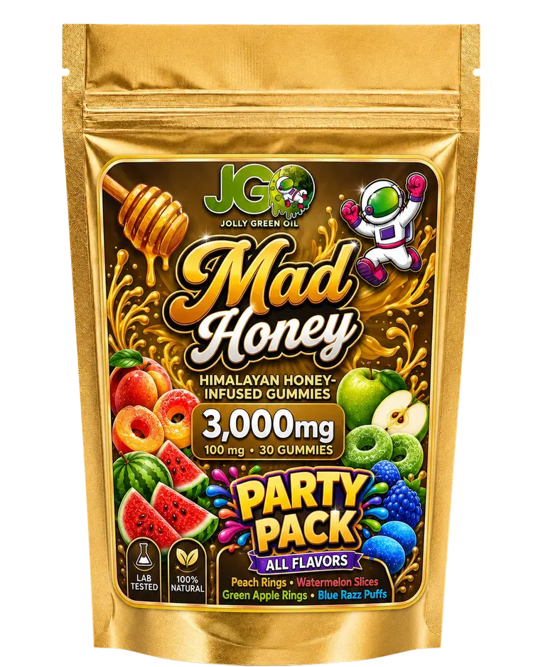 JGO Mad Honey Infused Gummies - Party Pack - 30ct  -Mystic Journey Path