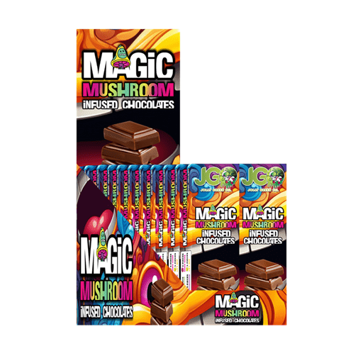 JGO Magic Mushroom Chocolate Squares (4pc) 4000mg 20ct - Tree Spirit Wellness