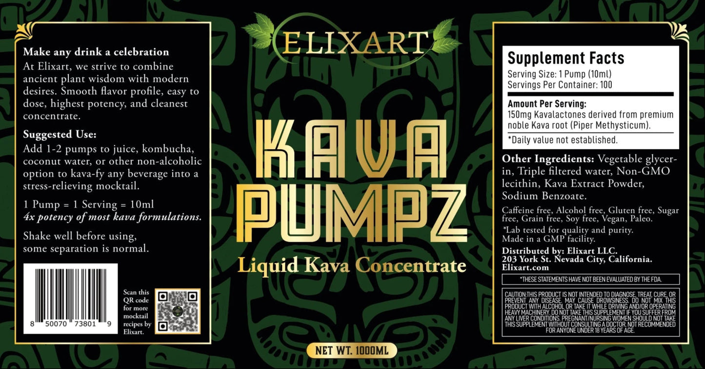 KAVA PUMP - Tree Spirit Wellness