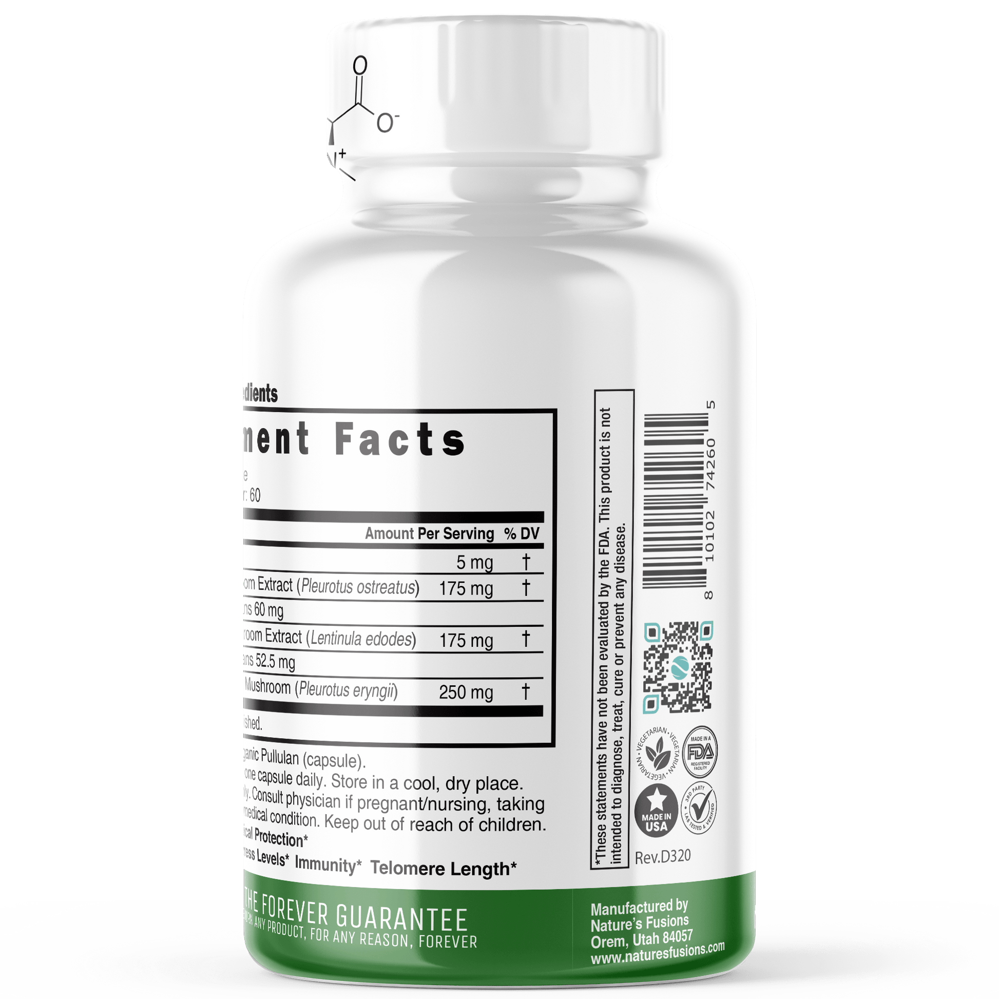 Ergothioneine Mushroom Complex 5/600 mg