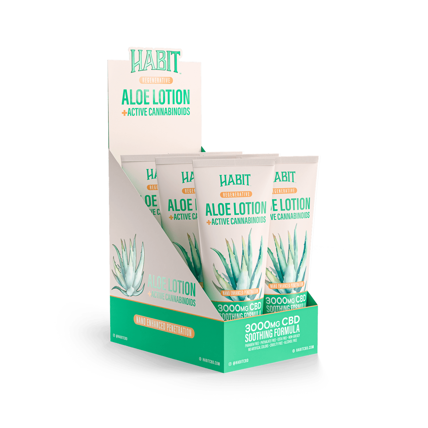 Lotion 3000mg - Soothing Body Lotion 6oz - Box of 6 - Tree Spirit Wellness