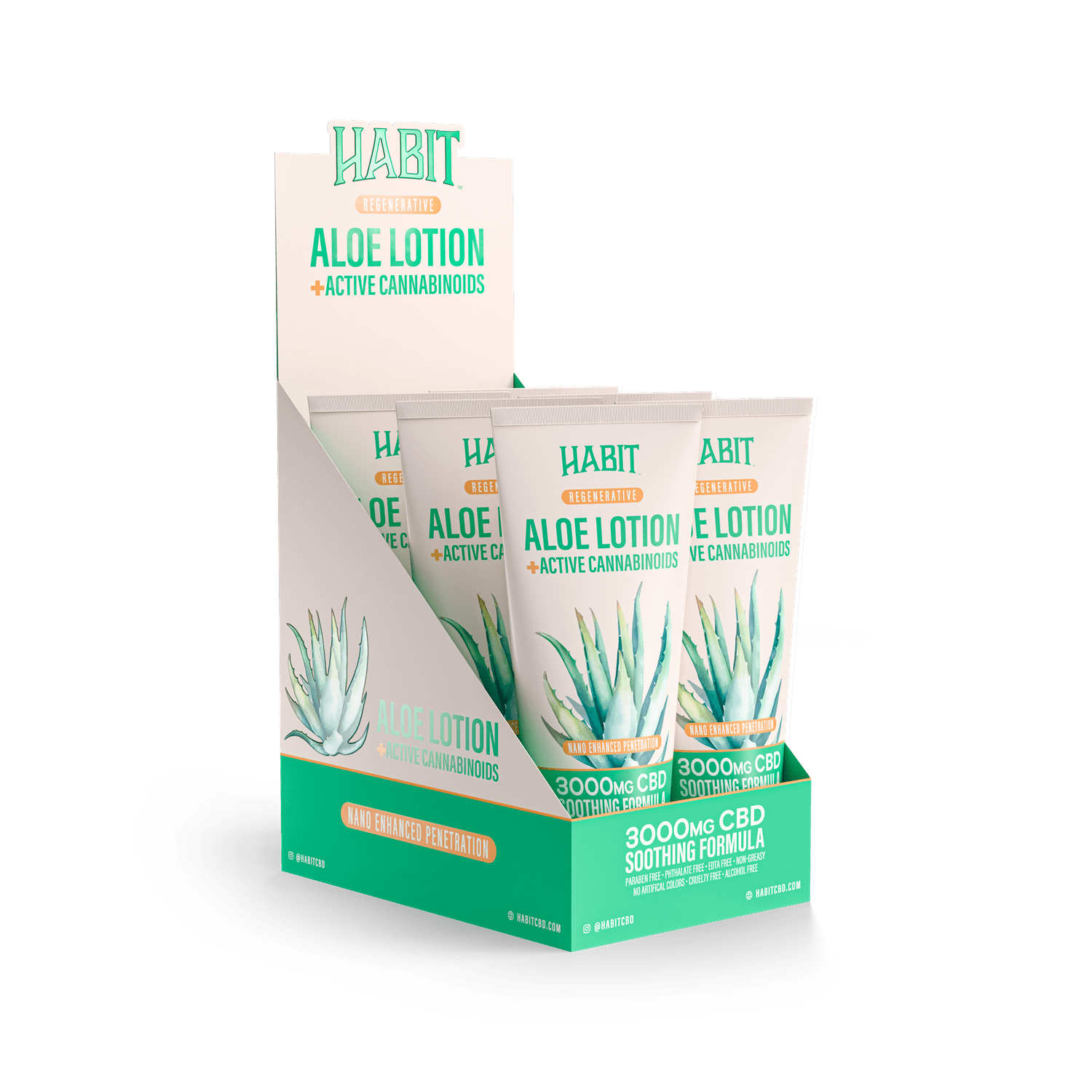 Lotion 3000mg - Soothing Body Lotion 6oz - Box of 6 - Tree Spirit Wellness
