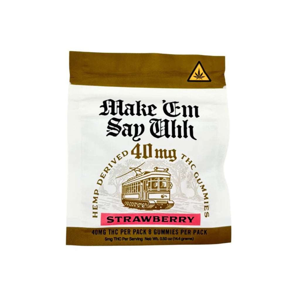 Strawberry Make Em say Uhh D9/THCP 5mg - 40mg - Box of 10 - Tree Spirit Wellness