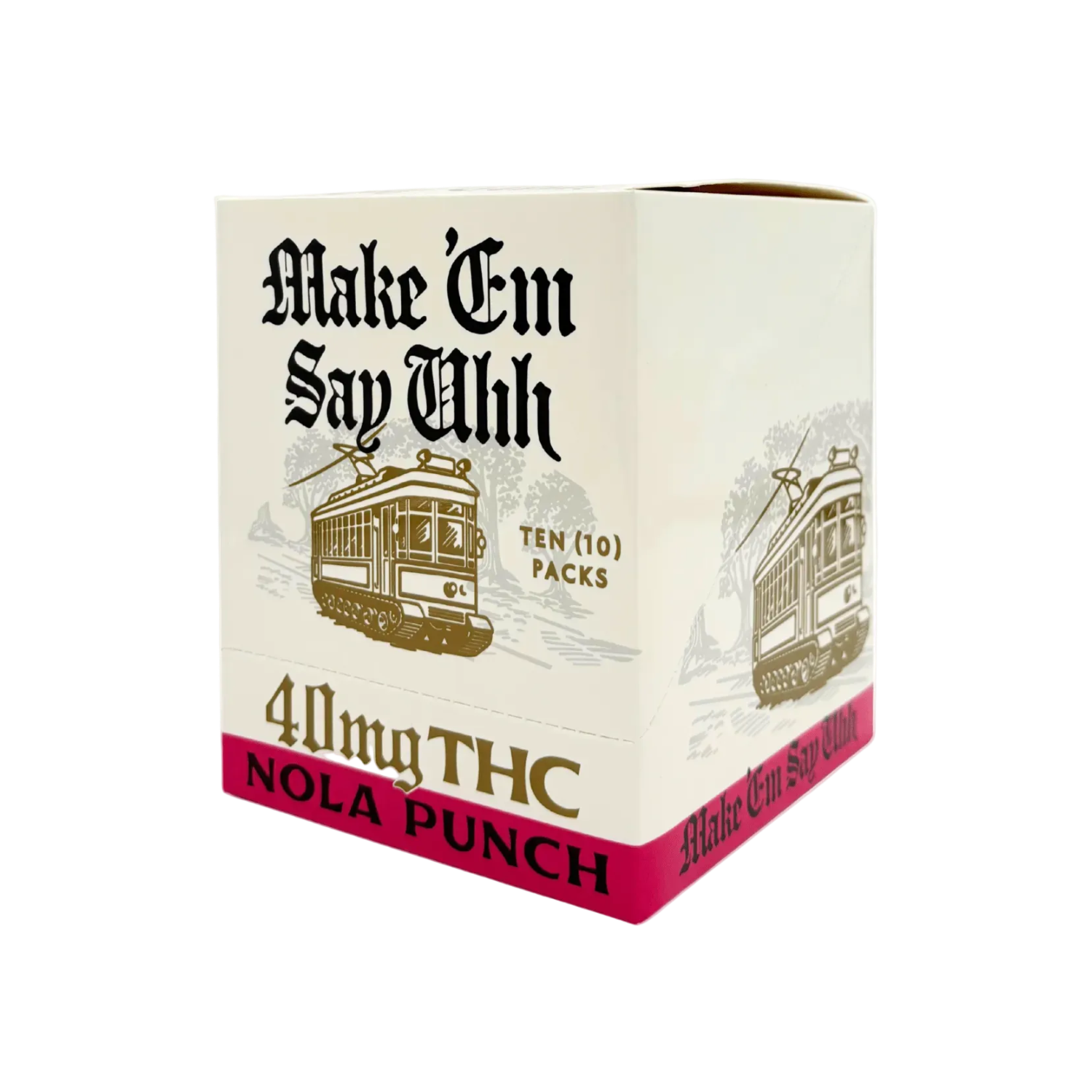 Make Em Say Uhh Nola Punch 40mg D9 THC 8ct - Box of 10 - Tree Spirit Wellness