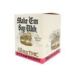 Make Em Say Uhh Strawberry 40mg D9 THC 8ct - Box of 10 - Tree Spirit Wellness
