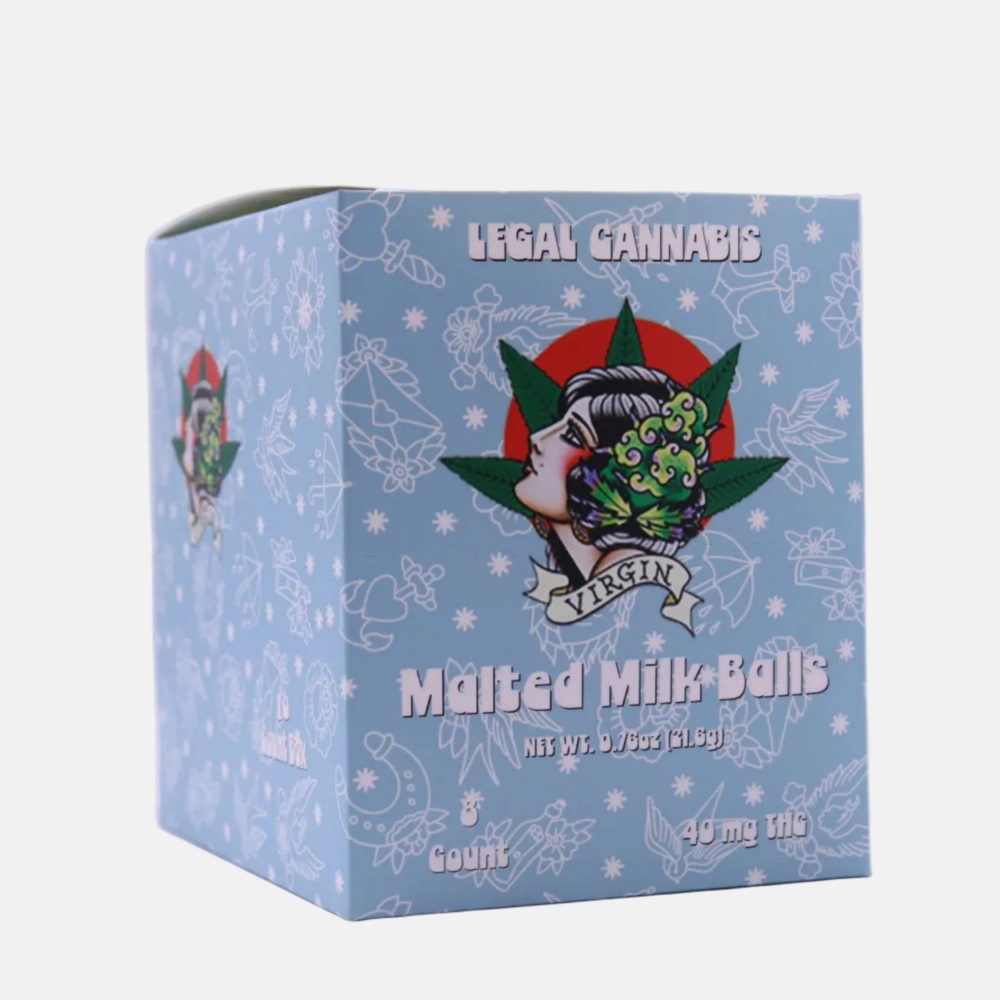 Malted milk balls 5mg 8 count Delta 9 THC (Box of 10) - Tree Spirit Wellness