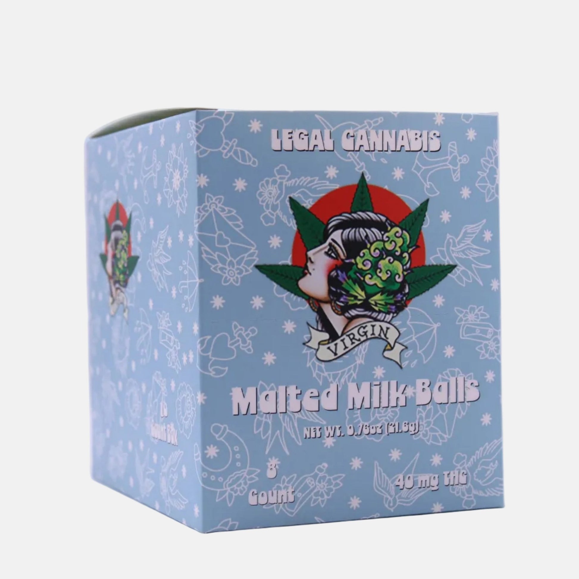 Malted milk balls 5mg 8 count Delta 9 THC (Box of 10) - Tree Spirit Wellness