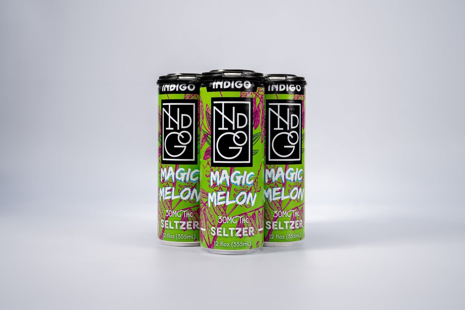 Mango Melon 30mg D9 Seltzer - Pack of 4 - Tree Spirit Wellness
