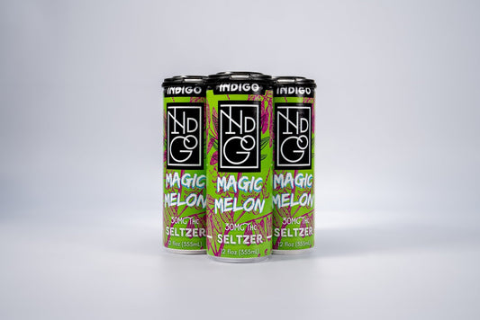 Mango Melon 30mg D9 Seltzer - Pack of 4 - Tree Spirit Wellness