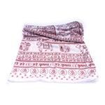 Meditation Yoga Prayer Shawl - Maha Mantra - White Large - Tree Spirit Wellness