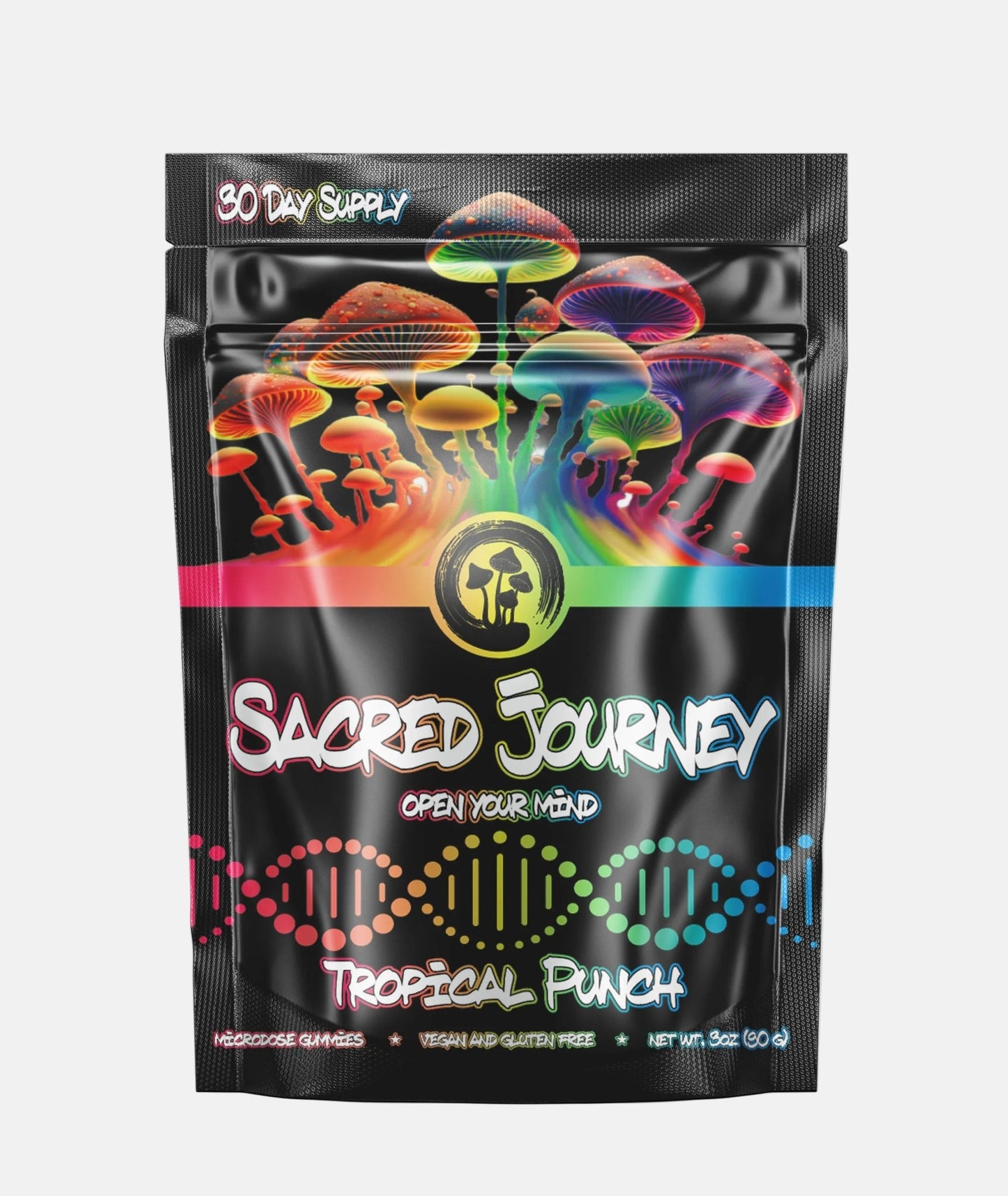 Microdose Gummies – Tropical Punch (30ct) - Tree Spirit Wellness
