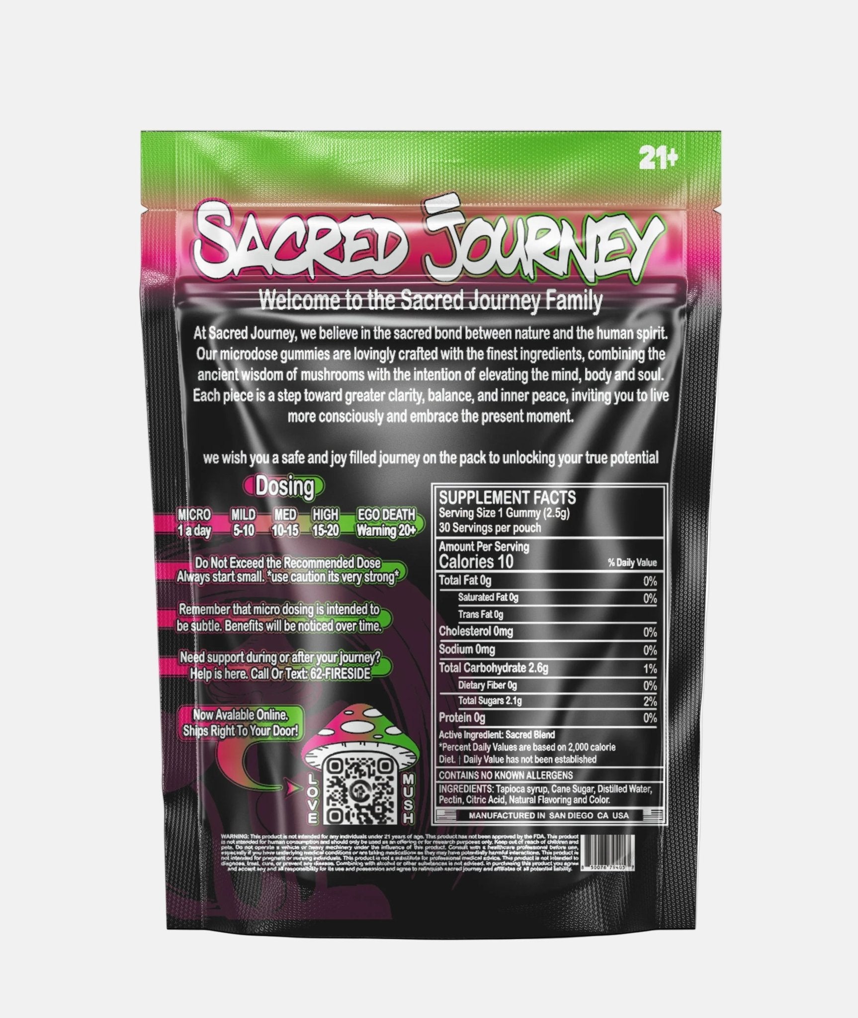 Microdose Gummies – watermelon (30ct) - Tree Spirit Wellness
