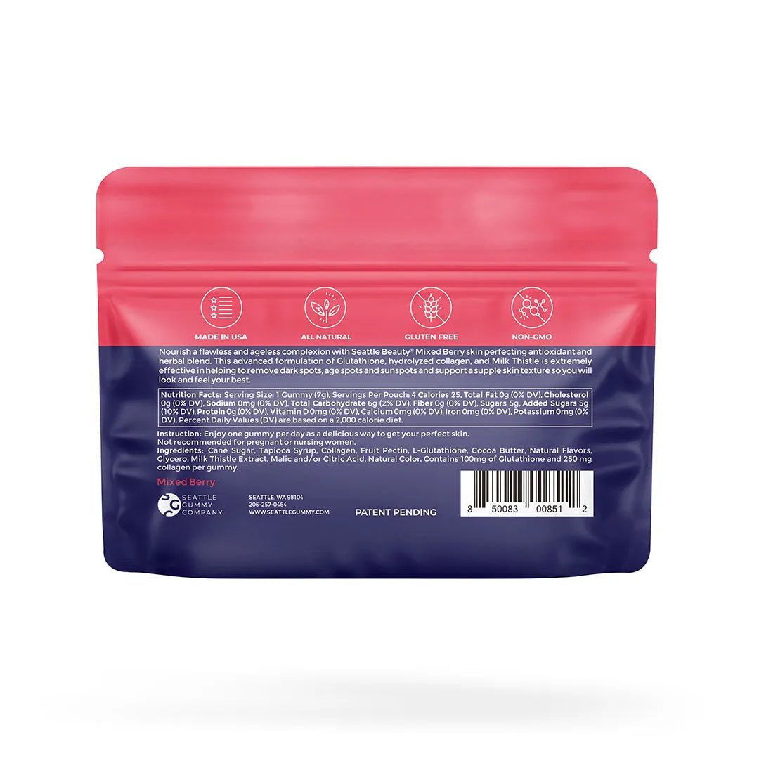 Mixed Berry Skin Perfection Gummies (12 - Pack) - Tree Spirit Wellness