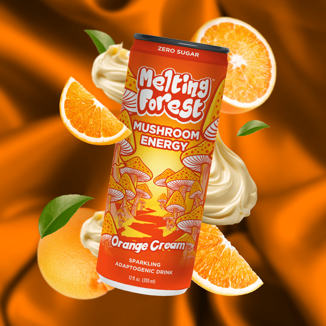 Melting forest - Mushroom Energy Sparkling Water - Tree Spirit Wellness