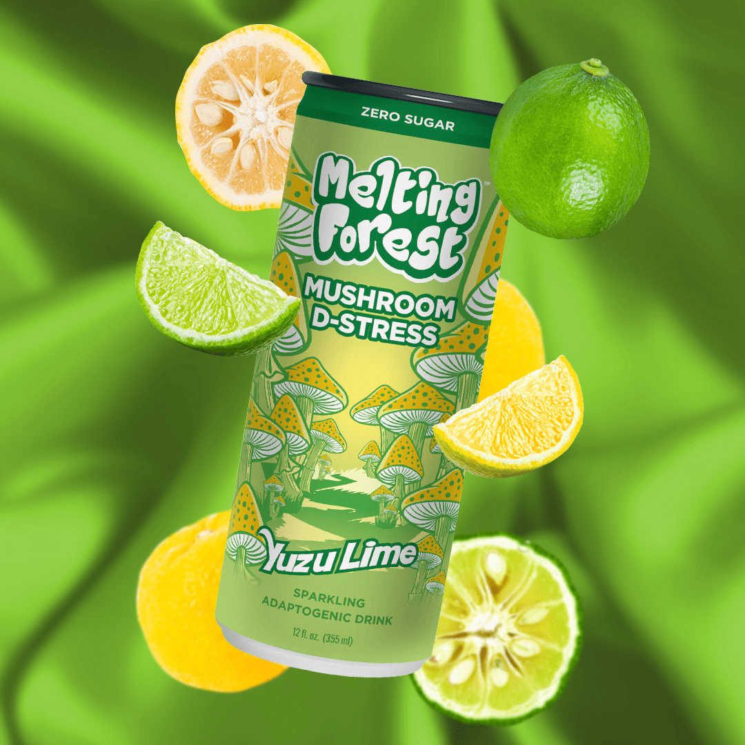 Melting forest - Mushroom D-Stress Sparkling Water (Zero Caffeine) - Tree Spirit Wellness