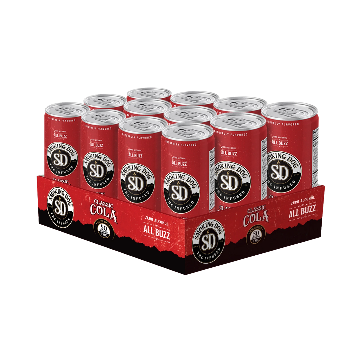 NANO THC INFUSED SELTZER 50 MG - 12 Pack - Tree Spirit Wellness