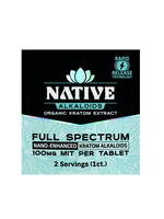 Native Alkaloids Natural Flavor 100mg 1 pk TAB (20pk DISPLAY CASE) - Tree Spirit Wellness