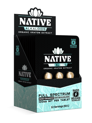 Native Alkaloids Natural Flavor 600mg 6 pk TABS (10pk DISPLAY CASE)