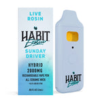 THCA Live Rosin Rechargeable Vape - Sunday Driver 2g (Hybrid) - 10 Pack - Tree Spirit Wellness
