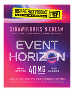 Event Horizon THCP gummies Stawberries n Cream~40mg Box of 10 - Tree Spirit Wellness